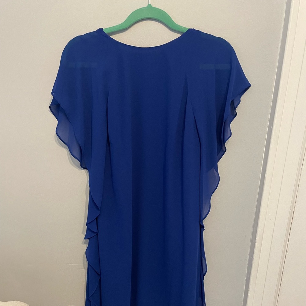 Lauren Ralph Lauren Electric Blue flutter sleeve Dress
